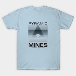 Pyramid Mines - Mars Federal Colonies 2084 T-Shirt